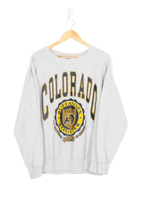 Vintage Colorado Buffaloes College Crewneck - L