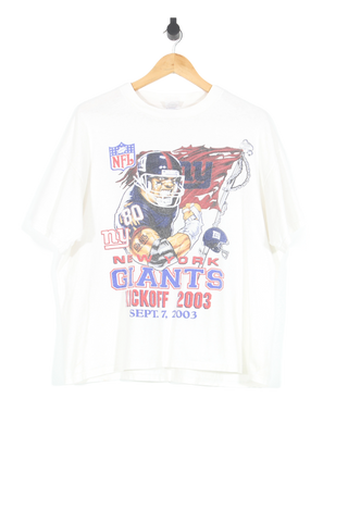 Vintage 2003 New York Giants Kickoff NFL T-Shirt - M Oversized (boxy)