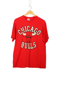 Vintage Chicago Bulls Spell Out NBA T-Shirt - L