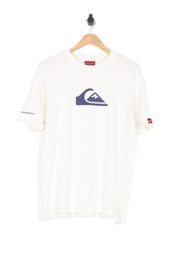 Vintage Quiksilver White T-Shirt - L