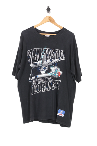 Vintage Charlotte Hornets Slam-Tastic! NBA T-Shirt - XL Oversized