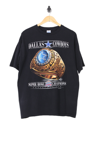 Vintage Tultex White Dallas Cowboys 5 Time Super Bowl Champs T-Shirt A -  Shop Thrift KC