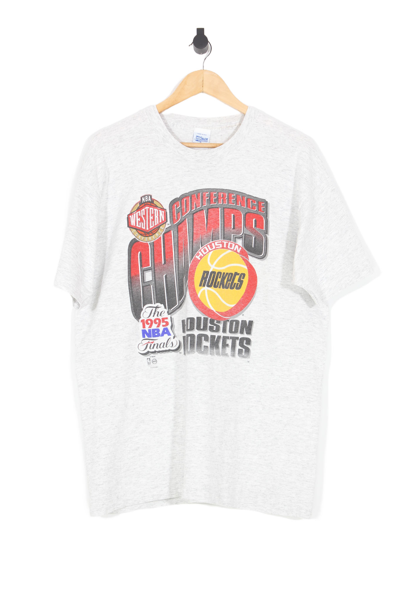 Vintage 1995 NBA world champions Houston Rockets single stitch T-shirt.