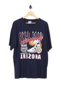 Vintage 1997 Arizona Wildcats NCAA Final Four College T-Shirt - XL