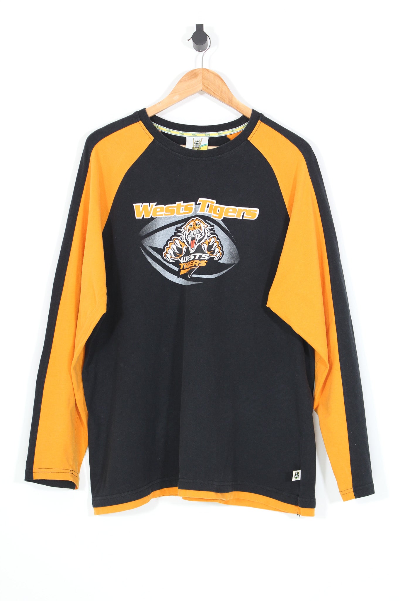 Vintage Wests Tigers NRL Long Sleeve Shirt - XL