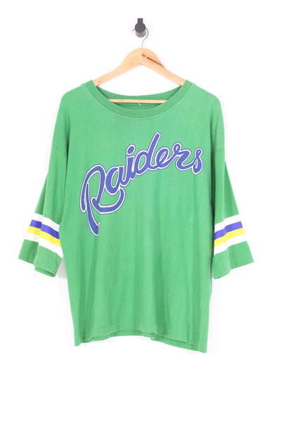 Vintage Canberra Raiders NRL 3/4 T-Shirt - L