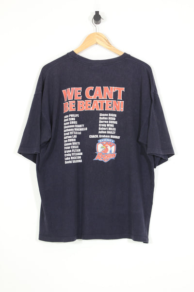 Vintage 2000 Sydney Roosters Premiership Attack NRL T-Shirt - XL Oversized