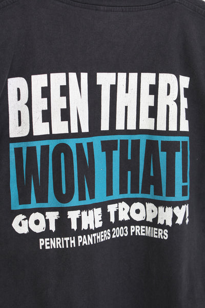 Vintage 2003 Penrith Panthers NRL Premiers T-Shirt - L