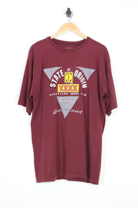 Vintage 1993 Queensland Maroons State of Origin NRL T-Shirt - XL