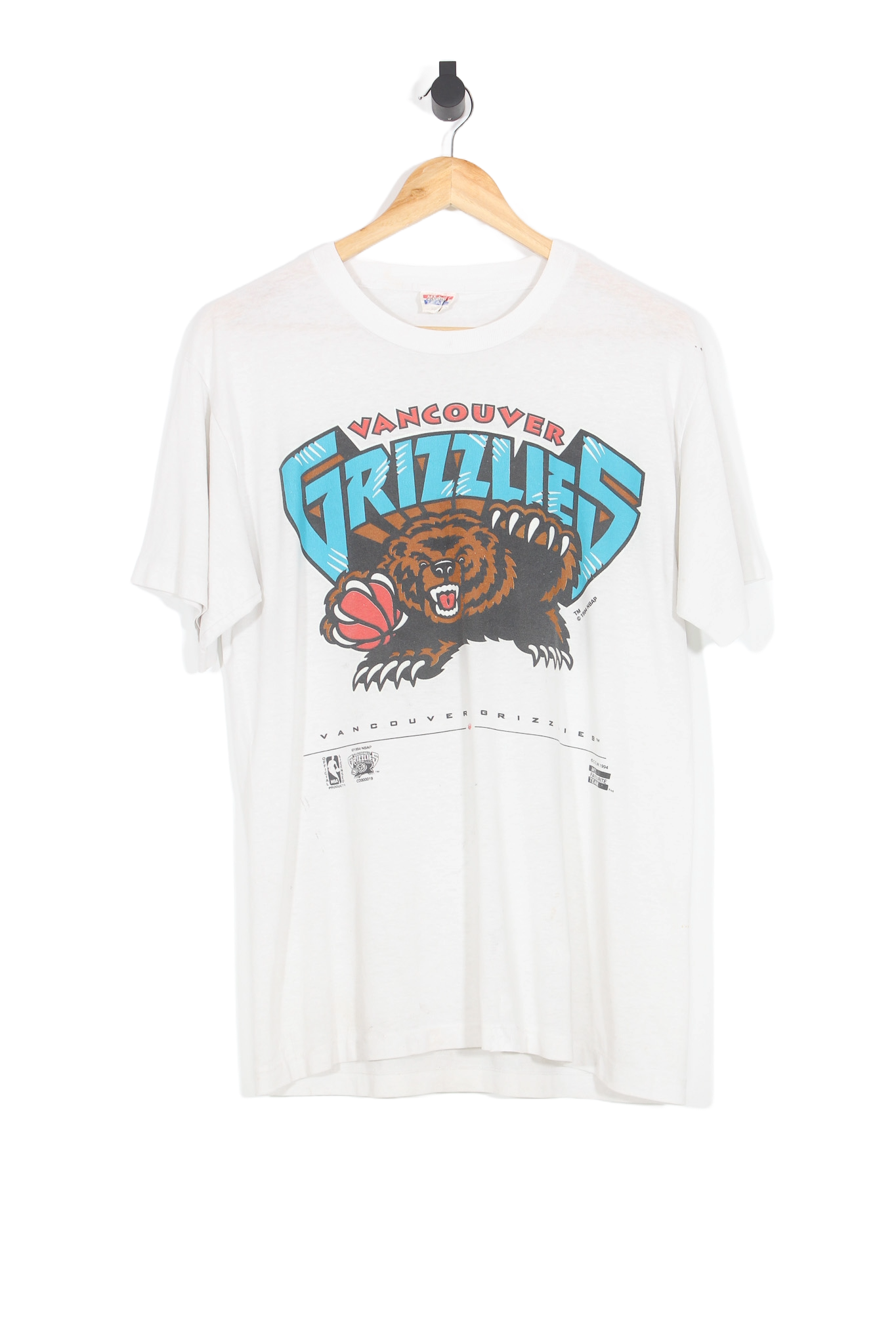 Vintage 1994 Vancouver Grizzlies NBA T-Shirt - M