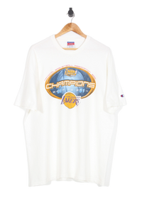 Vintage 2001 Los Angeles Lakers Back to Back NBA Champions T-Shirt - XL