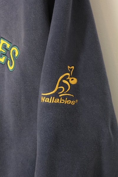 Vintage Australia Wallabies Rugby Union Hoodie - L