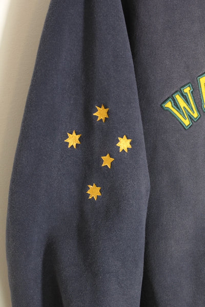 Vintage Wallabies Rugby Union Hoodie - L