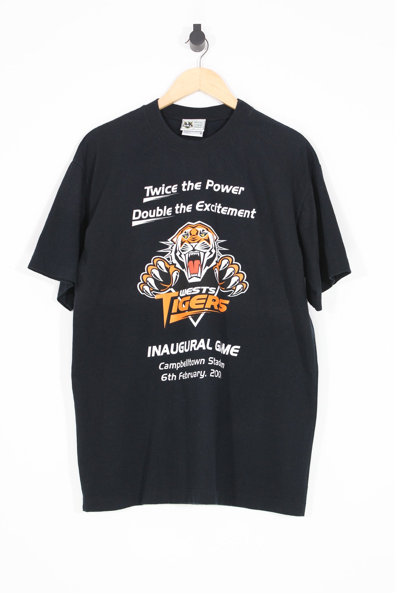 Vintage 2000 Wests Tigers Inaugural Game T-Shirt NRL T-Shirt - L