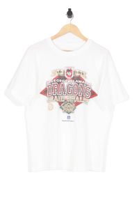 Vintage 1999 St. George Illawara Dragons NRL Grand Finalist T-Shirt - L
