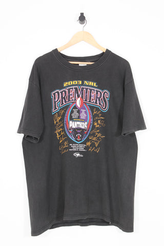 Vintage 2003 Penrith Panthers NRL Premiers T-Shirt - XL