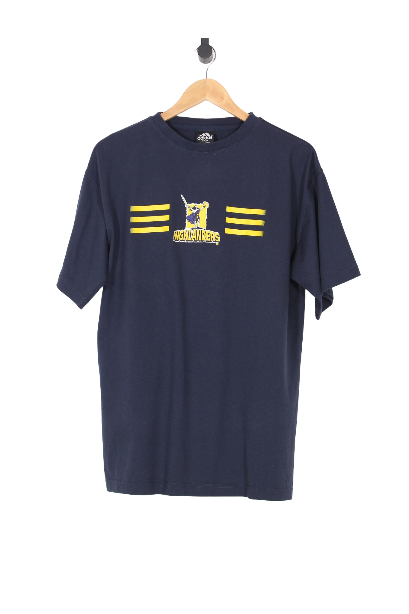 Vintage Adidas Otago Highlanders Rugby Union T-Shirt - L