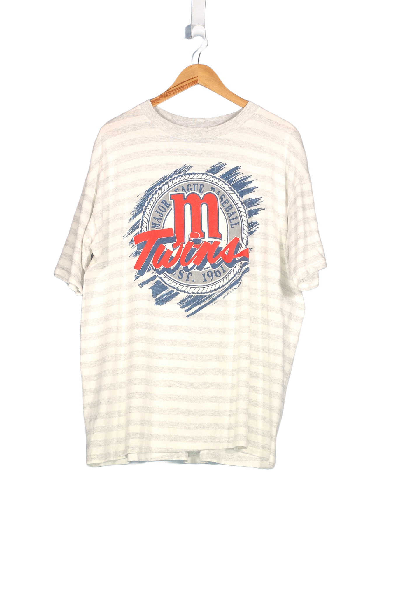 Vintage 1991 Minnesota Twins Coach Murphy MLB T-Shirt - XL Oversized