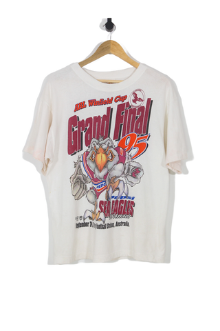 Vintage 1995 Manly Sea Eagles ARL Winfield Cup Grand Final NRL T-Shirt - L