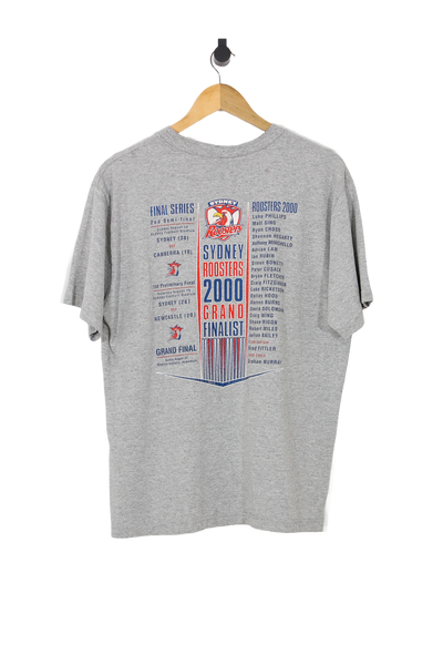 Vintage 2000 Sydney Roosters Grand Finalist NRL T-Shirt - L
