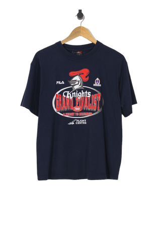 Vintage 2001 Newcastle Knights Grand Finalist NRL T-Shirt - M
