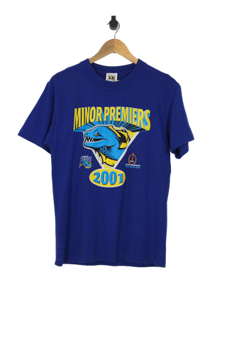 Vintage 2001 Parramatta Eels Minor Premiers NRL T-Shirt - S