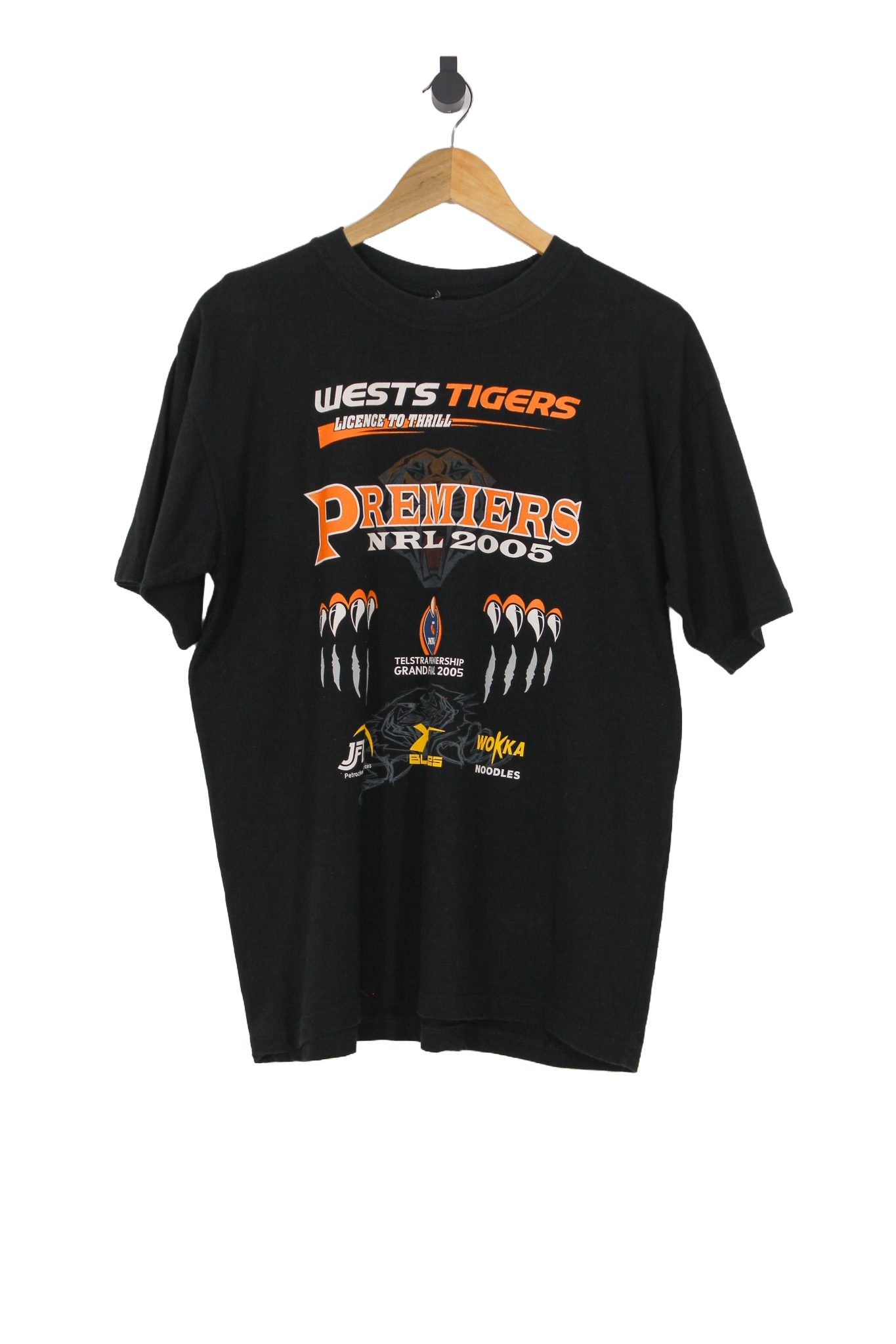 2005 Wests Tigers Premiers NRL T-Shirt - L