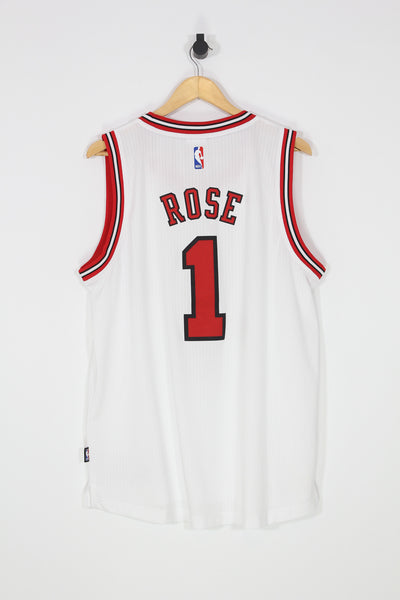 2015 Chicago Bulls Derrick Rose Basketball Jersey - L