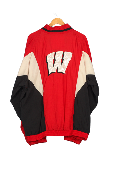 Vintage Wisconsin Badgers College Tracksuit Jacket - XXL