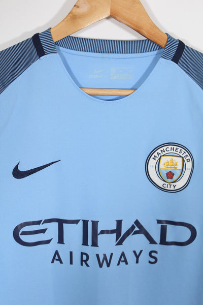 2016/17 Manchester City Home Football Shirt - M