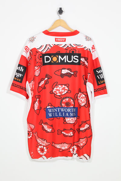 2018 DEADSTOCK St George Illawarra Dragons Indigenous Round NRL Jersey - 4XL