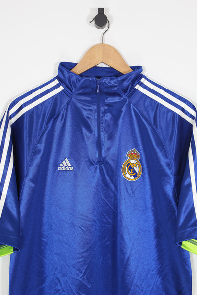 2010/11 Real Madrid 1/4 Zip Training Football Shirt - XL