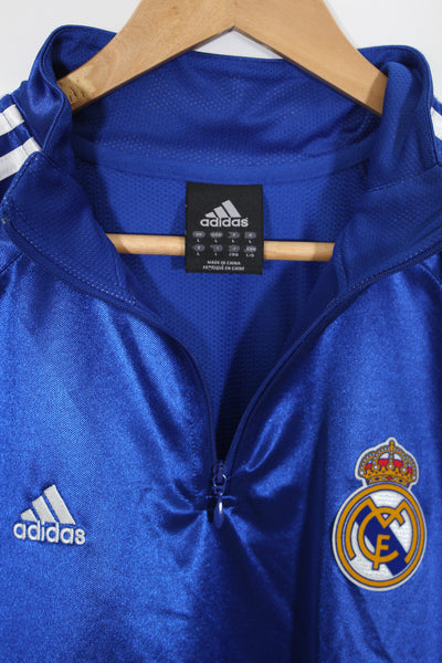 2010/11 Real Madrid 1/4 Zip Training Football Shirt - XL