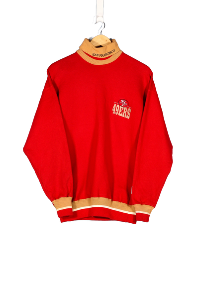 Vintage San Francisco 49ers NFL Turtleneck Sweatshirt - M