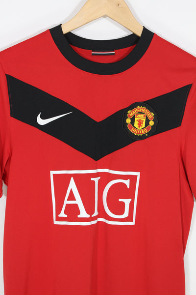 2009/10 Manchester United Home Football Shirt - S