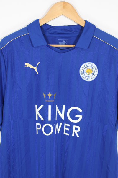 2016/17 Leicester City Home Football Shirt - XL