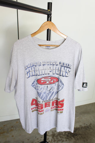 Vintage 1995 San Francisco 49ers Super Bowl XXIX NFL T-Shirt - XL Oversized