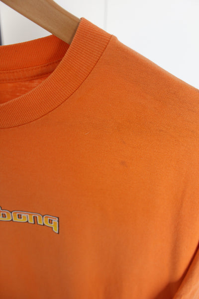 Vintage Billabong Centre Logo Orange T-Shirt - XL Oversized