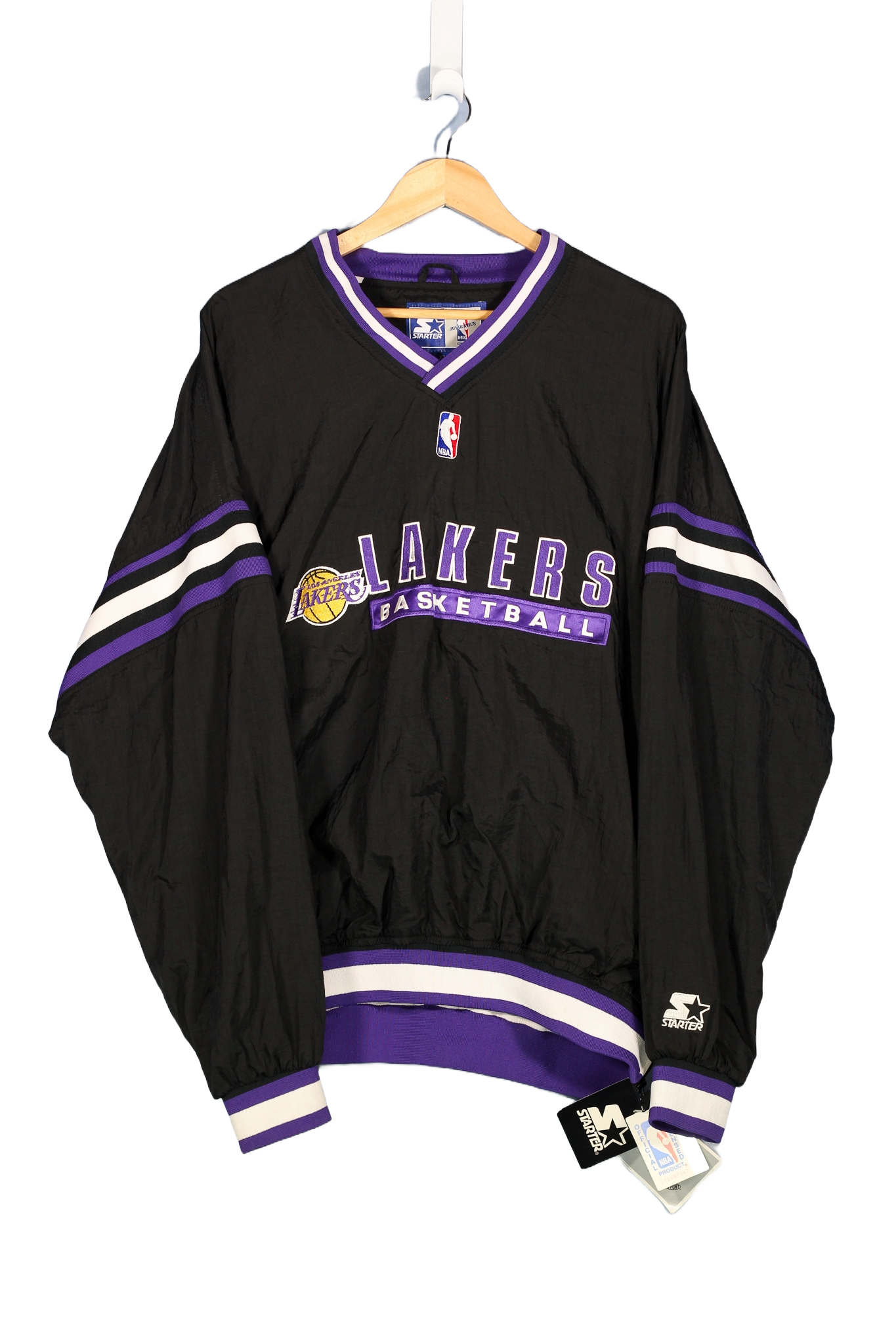 Vintage DEADSTOCK Los Angeles Lakers NBA Pullover Jacket - XXL