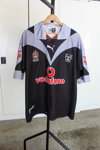 Vintage 2003 New Zealand Warriors NRL Home Jersey - XL