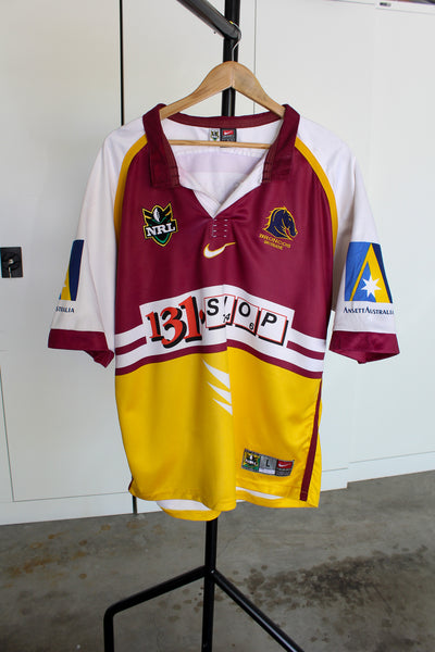 Vintage 2000 Brisbane Broncos Away NRL Jersey - L