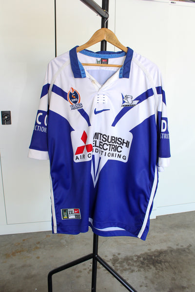 Vintage 2003 Canterbury Bankstown Bulldogs Away NRL Jersey - XXL