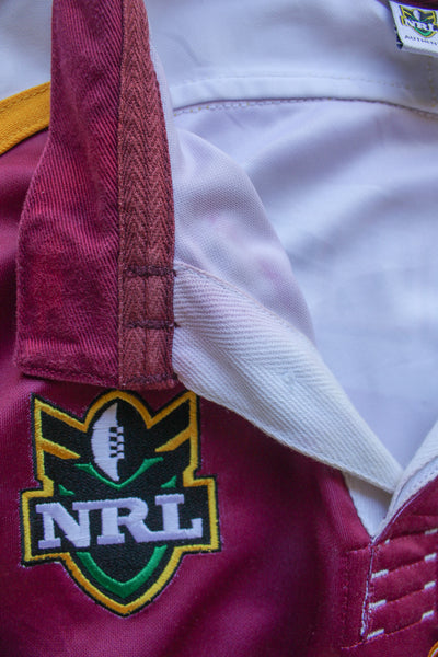 Vintage 2000 Brisbane Broncos Away NRL Jersey - L