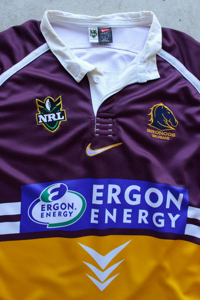 Vintage 2000 Brisbane Broncos Home NRL Jersey - M