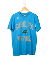 Vintage 1996 Carolina Panthers Spell Out NFL T-Shirt - L
