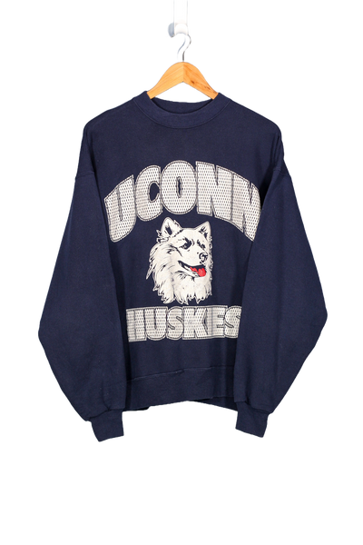 Vintage UCONN Huskies College Crewneck - XL