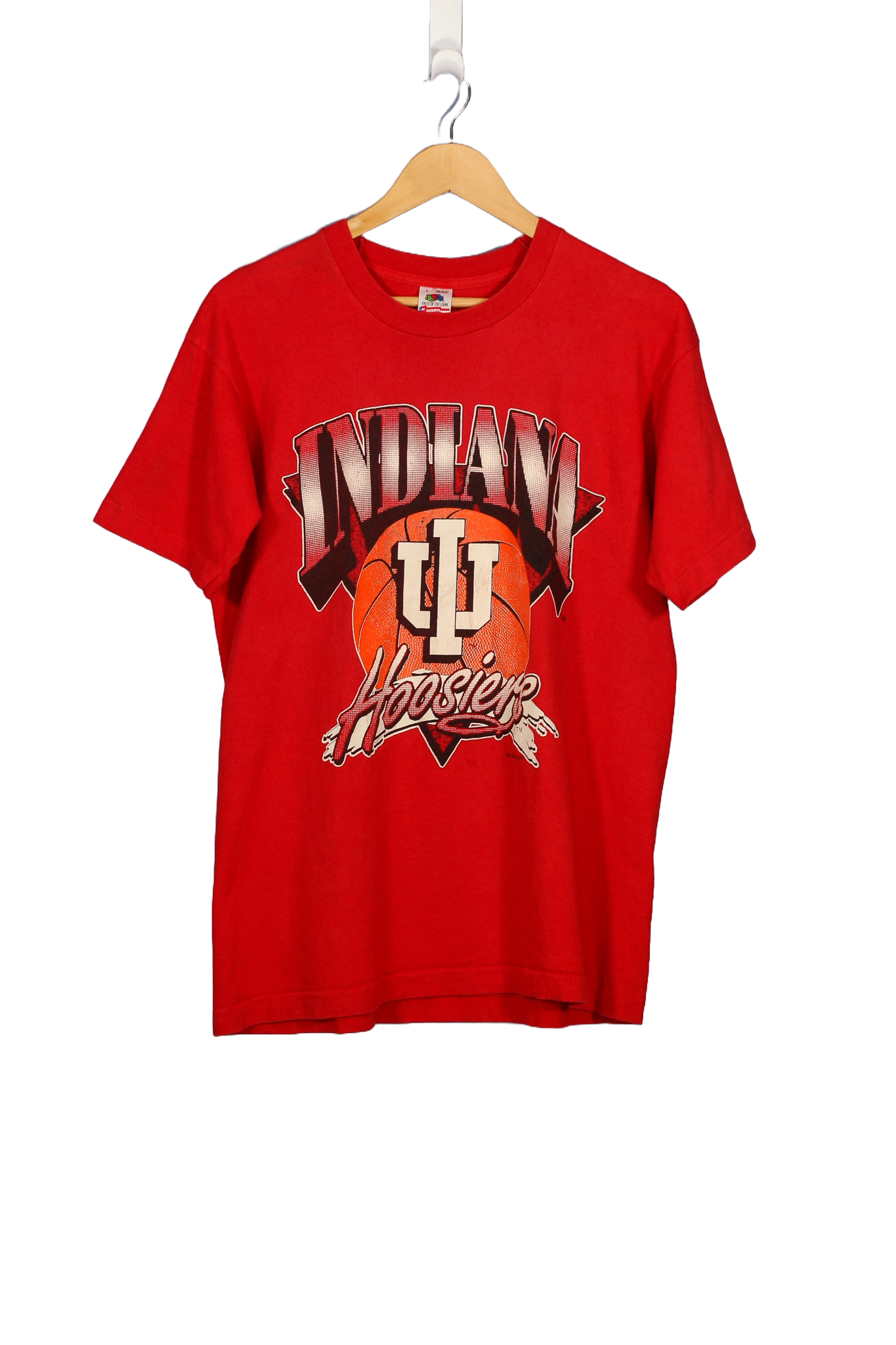 Vintage Indiana Hoosiers Basketball College T-Shirt - L