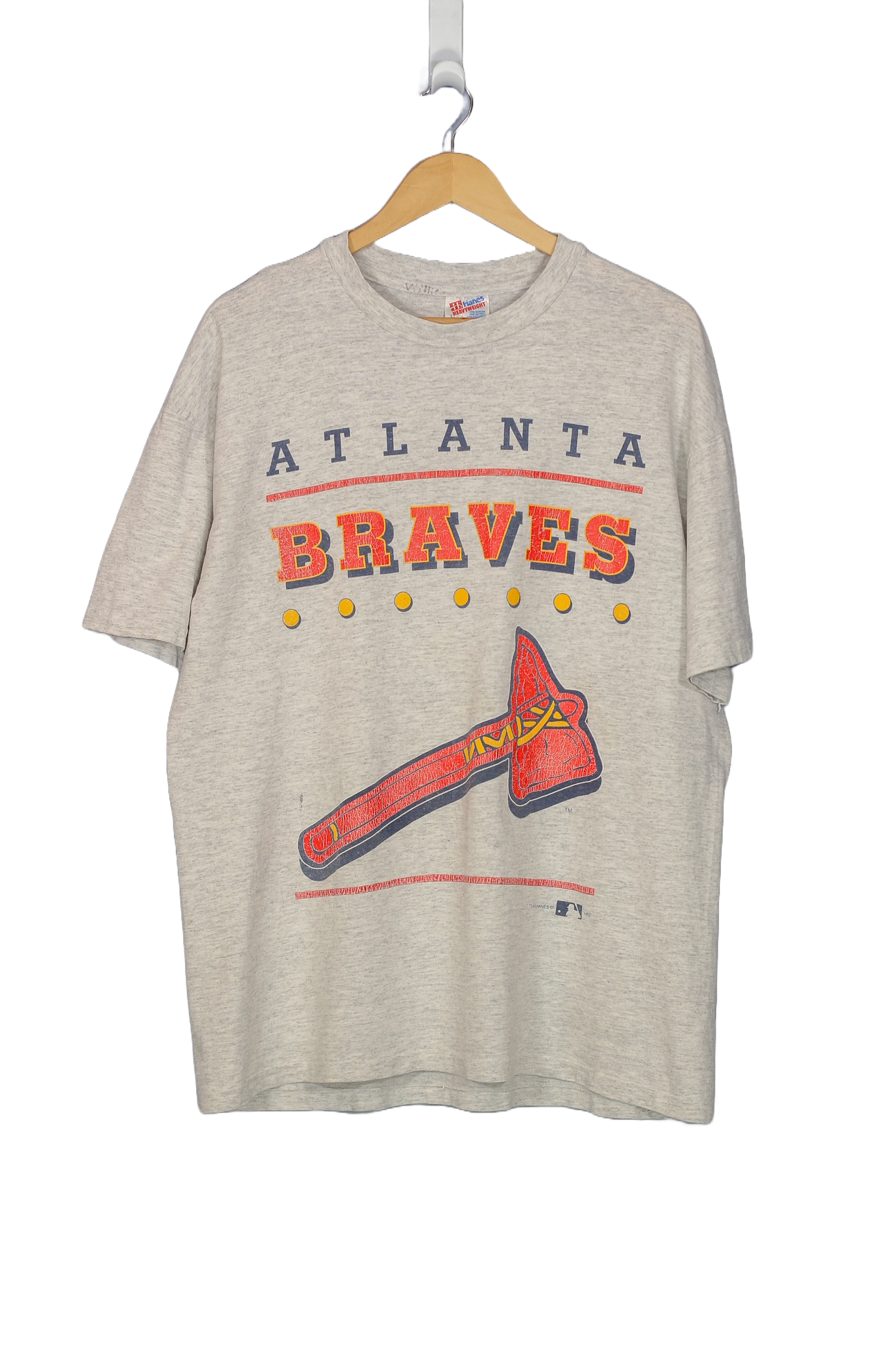 Vintage 1992 Atlanta Braves MLB T-Shirt - L Oversized