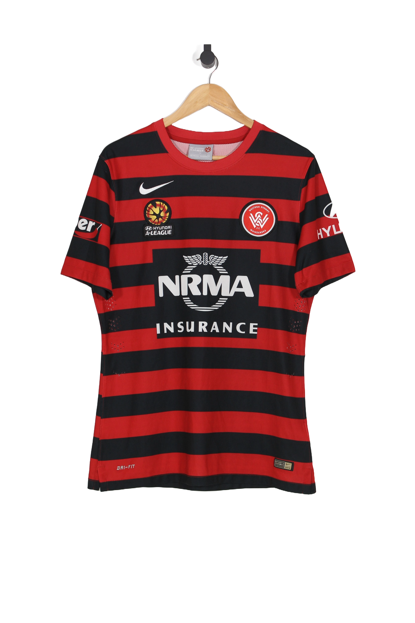 2014/15 Western Sydney Wanderers Home Football Shirt - L