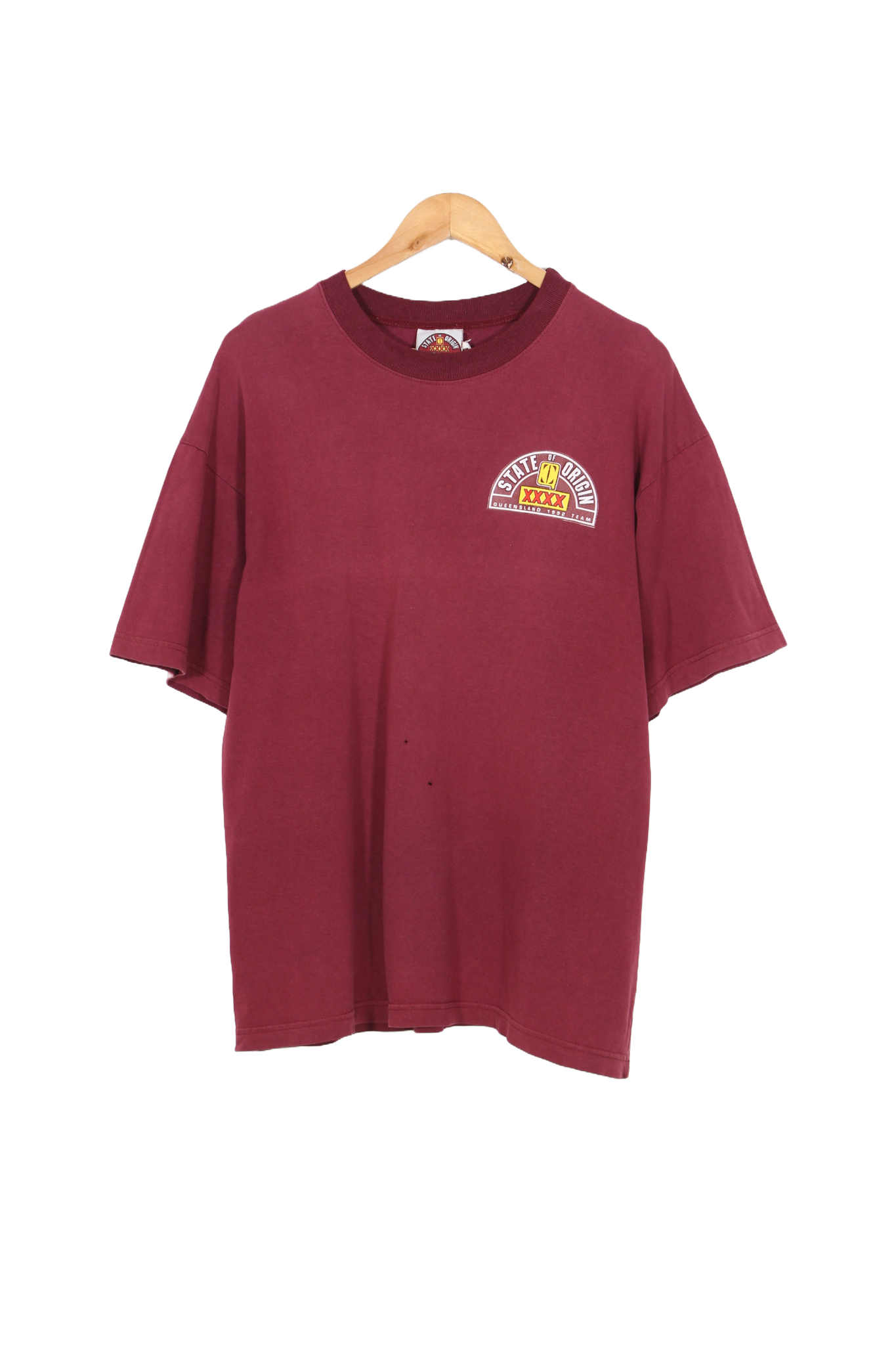 Vintage 1992 Queensland State of Origin NRL T-Shirt - L